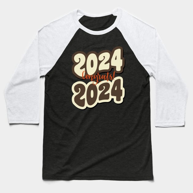 Congratulations! 2024 Baseball T-Shirt by pokymike